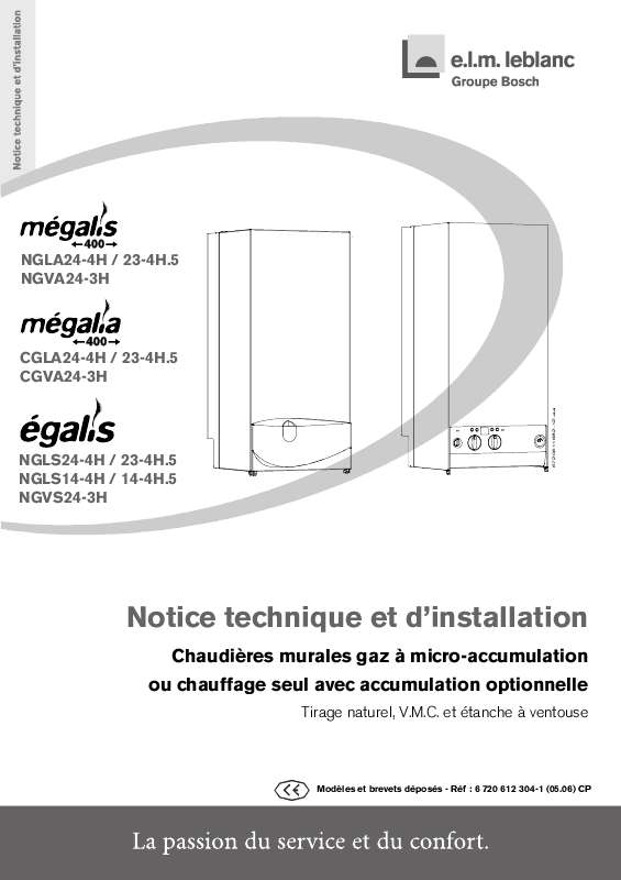 Notice ELM LEBLANC MEGALIS NGVA243H chaudière Trouver une solution à un problème ELM LEBLANC